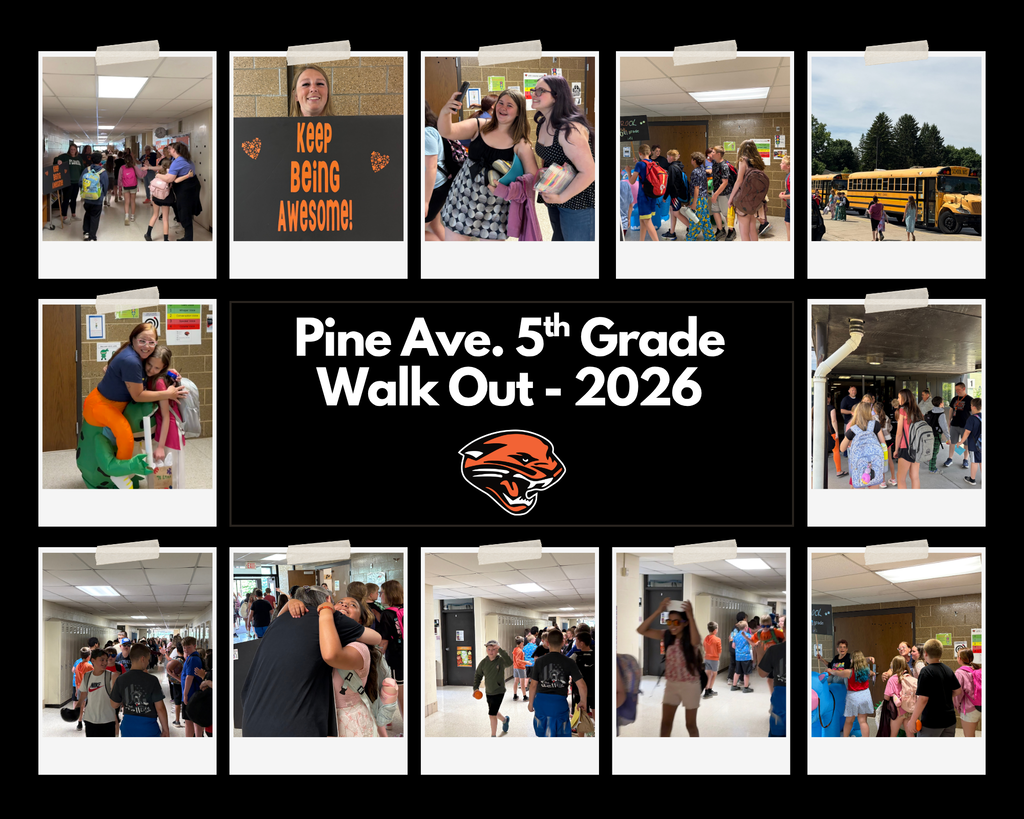 Pine Ave. 5th Grade Walk Out Collage pt. 1