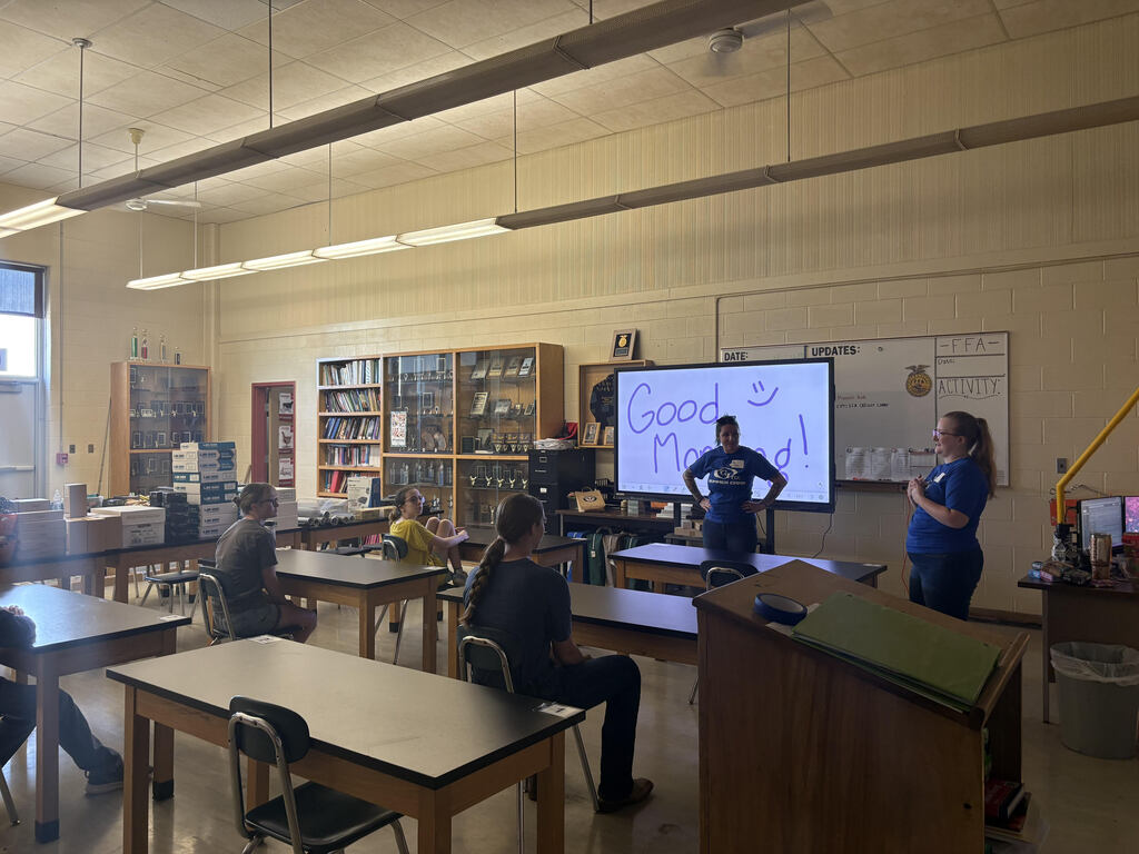 Students in Ag science CTE summer camp