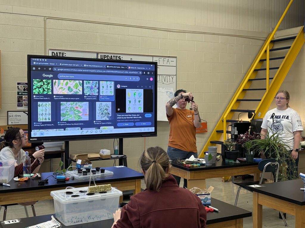 Agriscience students
