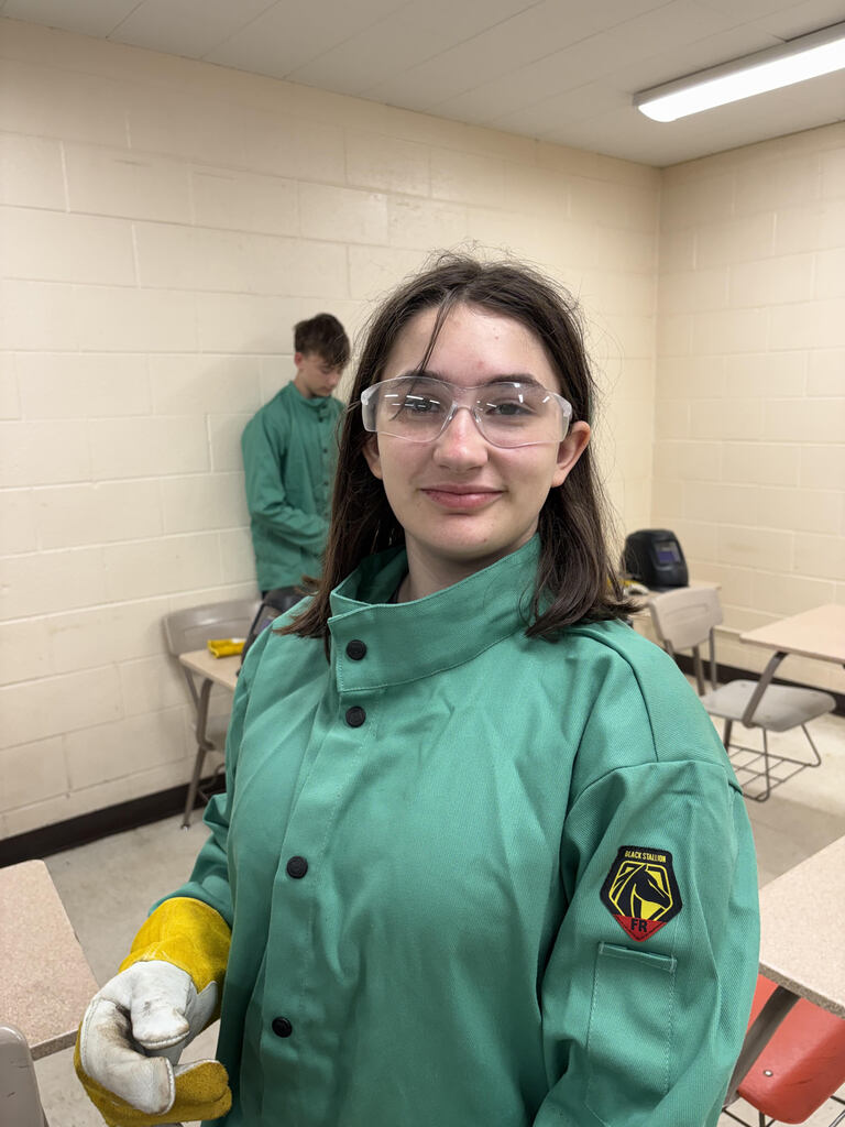 CTE summer camp students prepare for welding