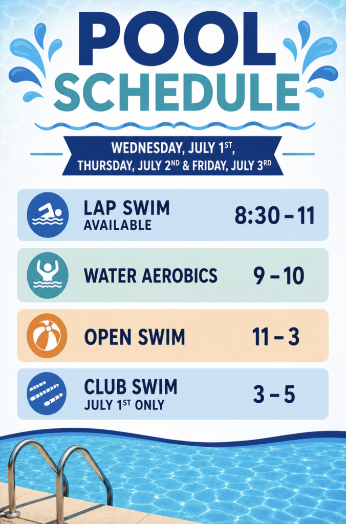Pool Schedule