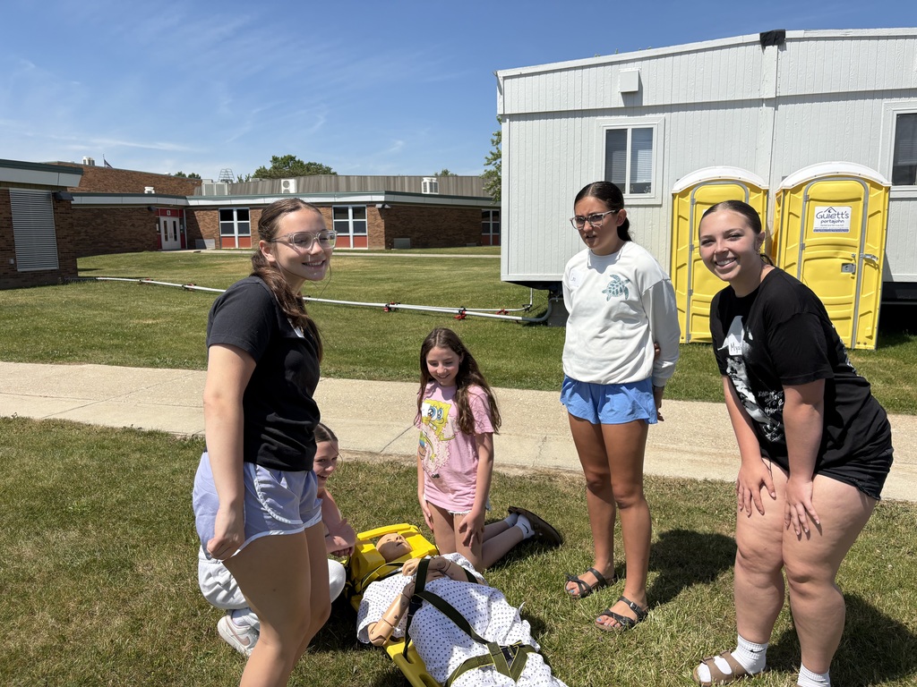 CTE middle school camp health students