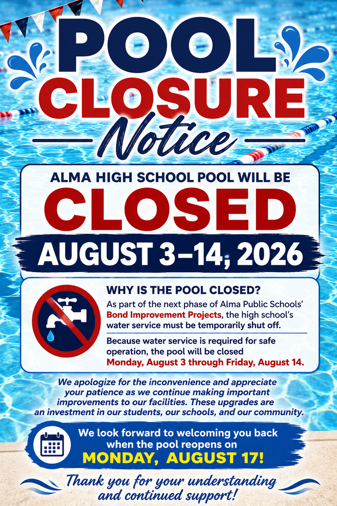Pool Closure Flyer