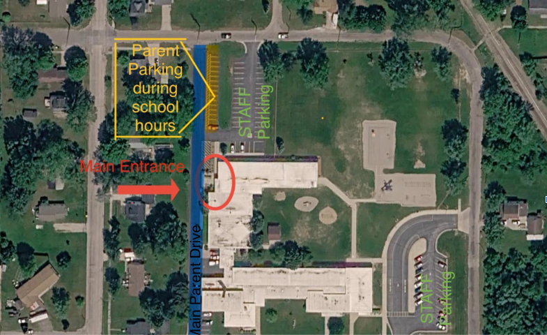 Main Entrance for visitors during the school day