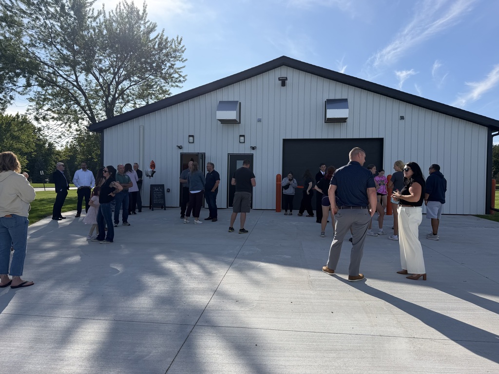Waiting for the ribbon cutting