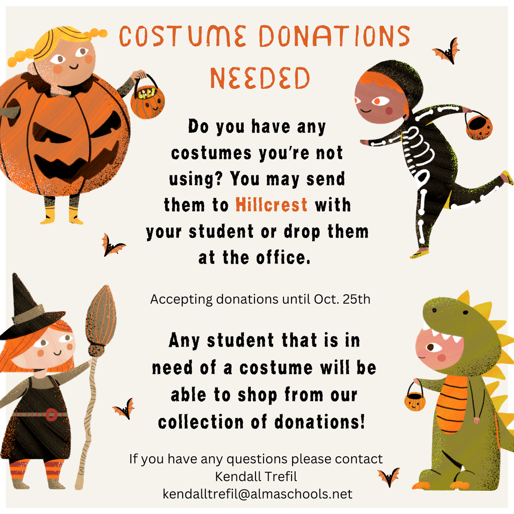 Halloween costume drive