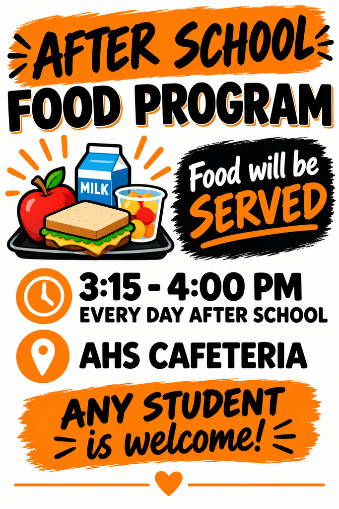 After school food program flyer