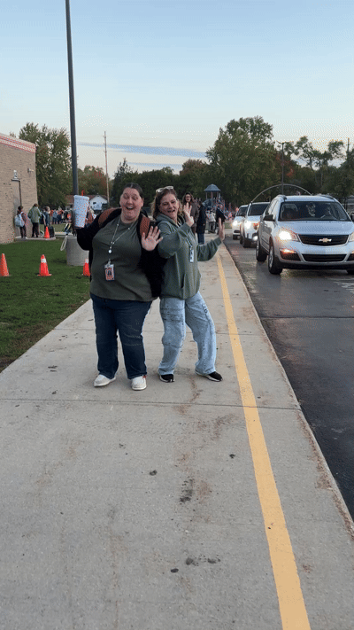 Mrs. Benjamin and Mrs. K