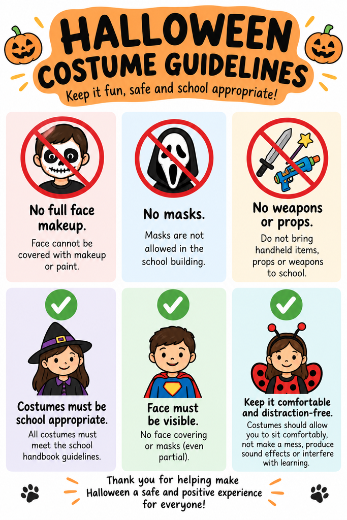 Halloween guidelines