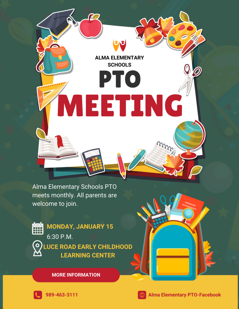 PTO Meeting Monday, January 12, 2024