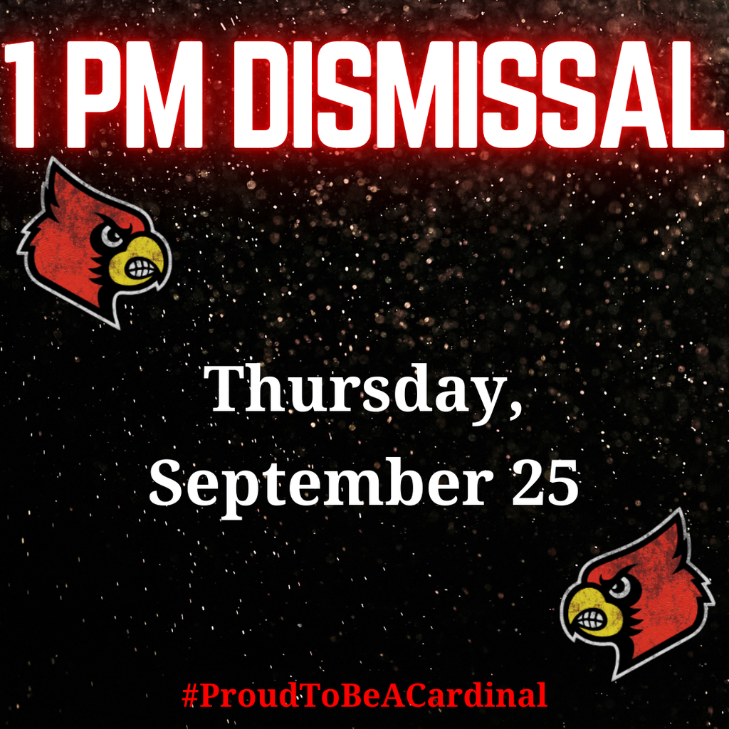 1 PM Dismissal