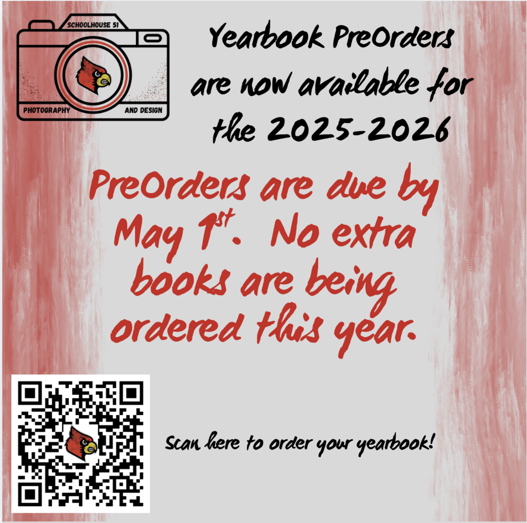 Yearbook Pre Order Flyer