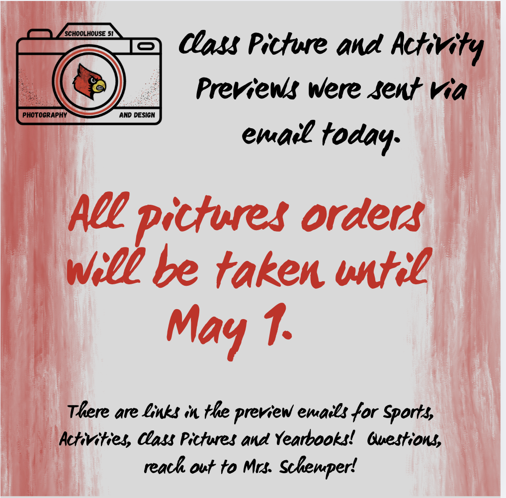 Picture Preview Graphic with due date of May 1