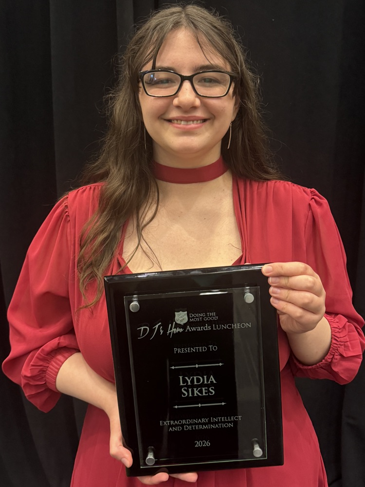 Lydia with her plaque