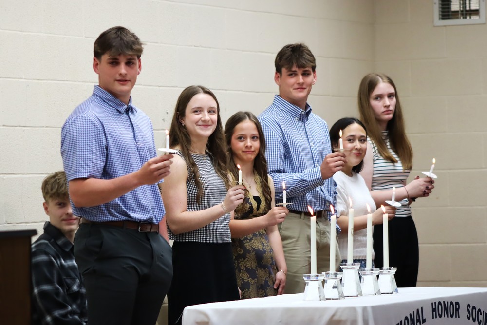 Alma High School Hosts NHS Induction Ceremony
