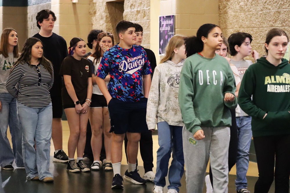 Alma Middle School 8th Graders Explore Career Opportunities at AHS CTE Day