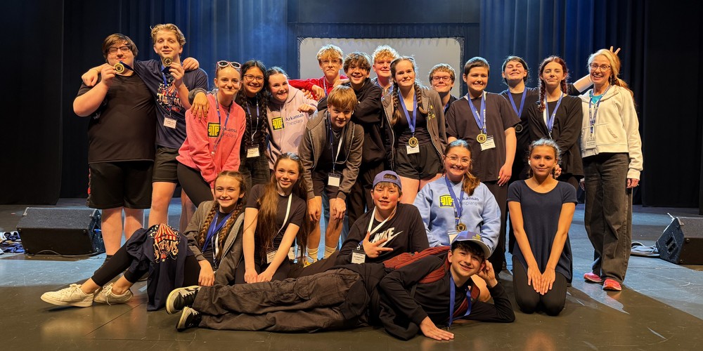 Alma Middle School Drama Earns Gold and Superior Ratings at Junior Thespian Festival
