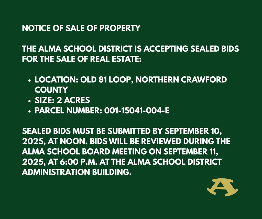 NOTICE OF SALE OF PROPERTY