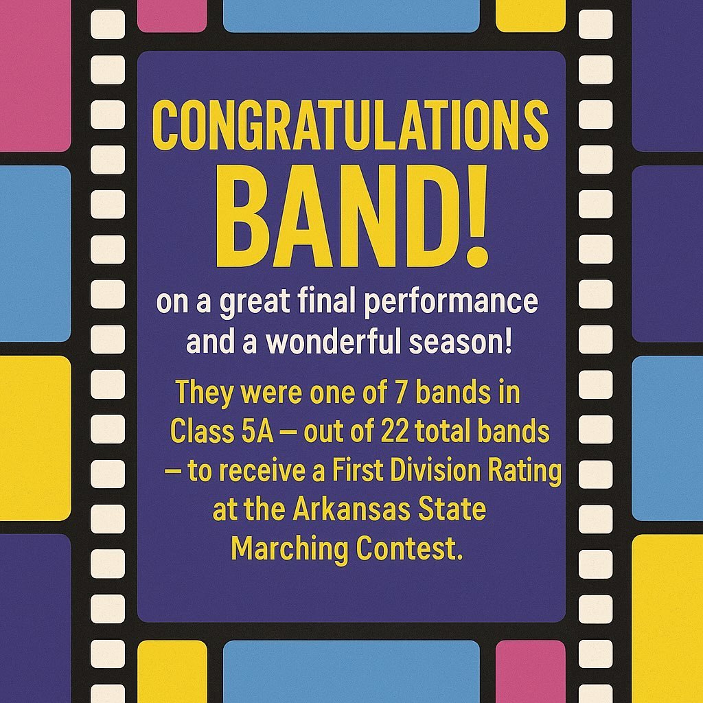 CONGRATULATIONS BAND!