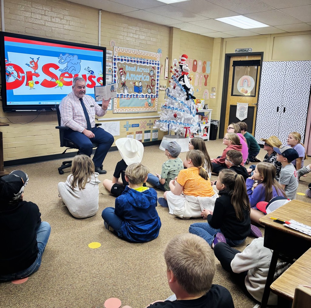 Alma Intermediate School is celebrating Read Across America Week with some very special guests! 1