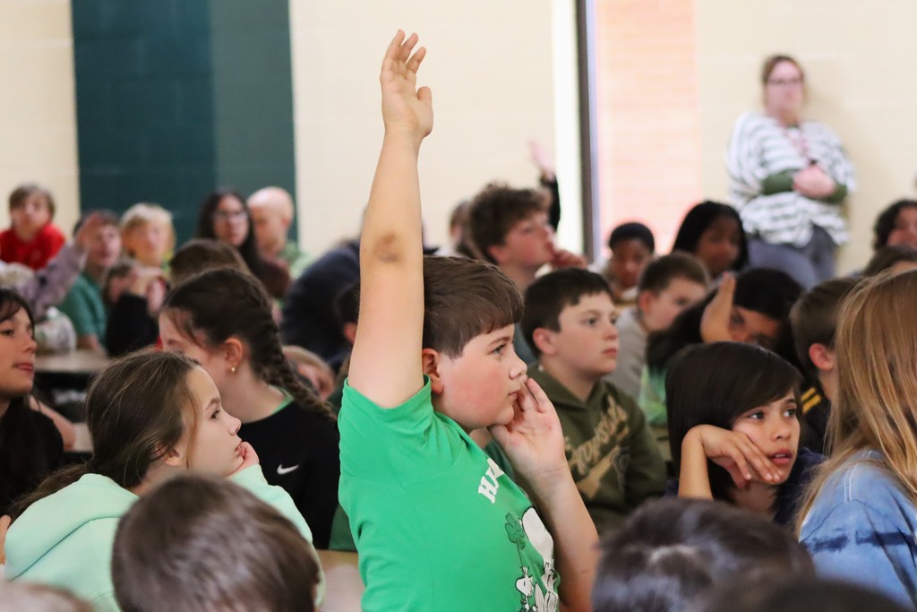 Our 5th-grade students recently took part in an Emergency Management presentation led by Brandon Djordjevic, Deputy Director at the Crawford County Department of Emergency Management.