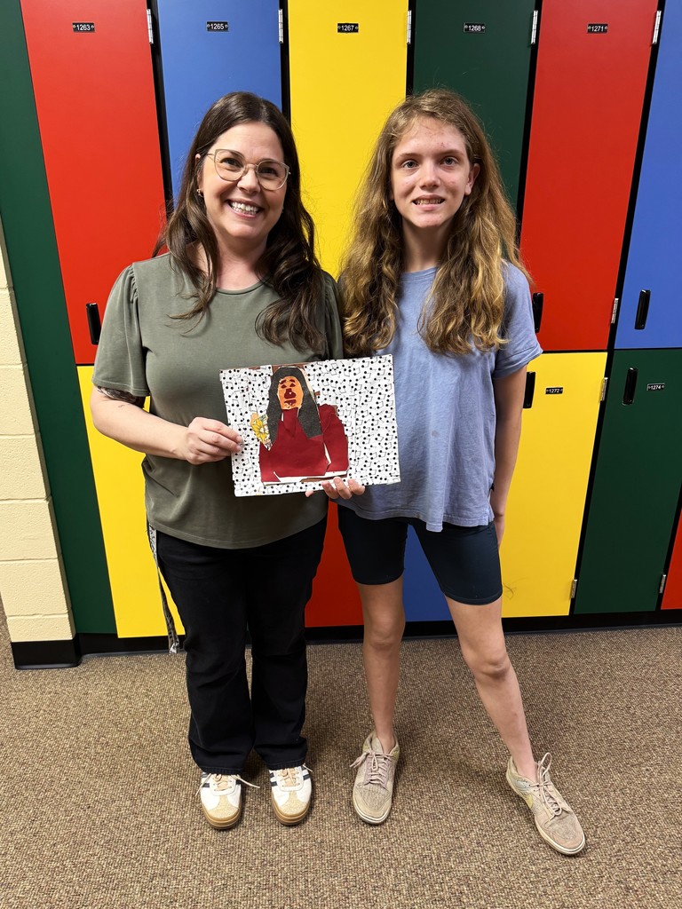 Inspired by contemporary quilt artist Bisa Butler, our 7th and 8th-grade artists at Alma Middle School brought meaningful stories to life through vibrant portrait creations.