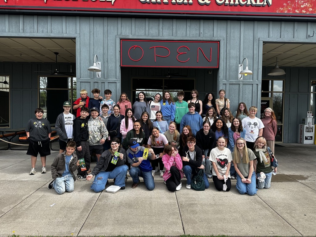 Our Alma Middle School theatre students have had an exciting and full spring season under the direction of Mrs. Bocksnick!