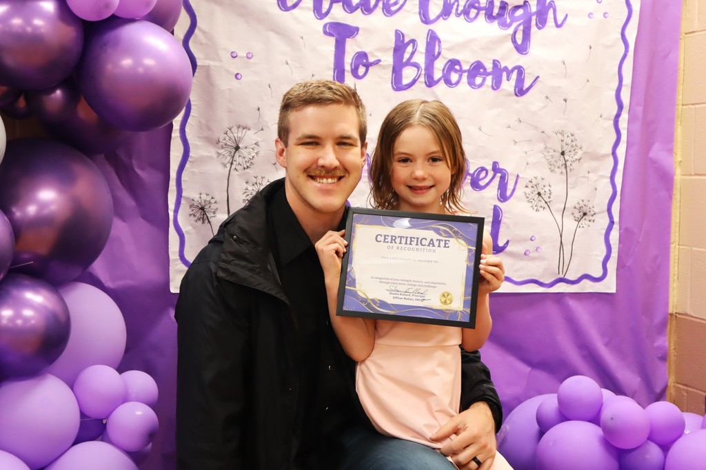 Purple Up Celebration Honors Military Families at Alma Primary School