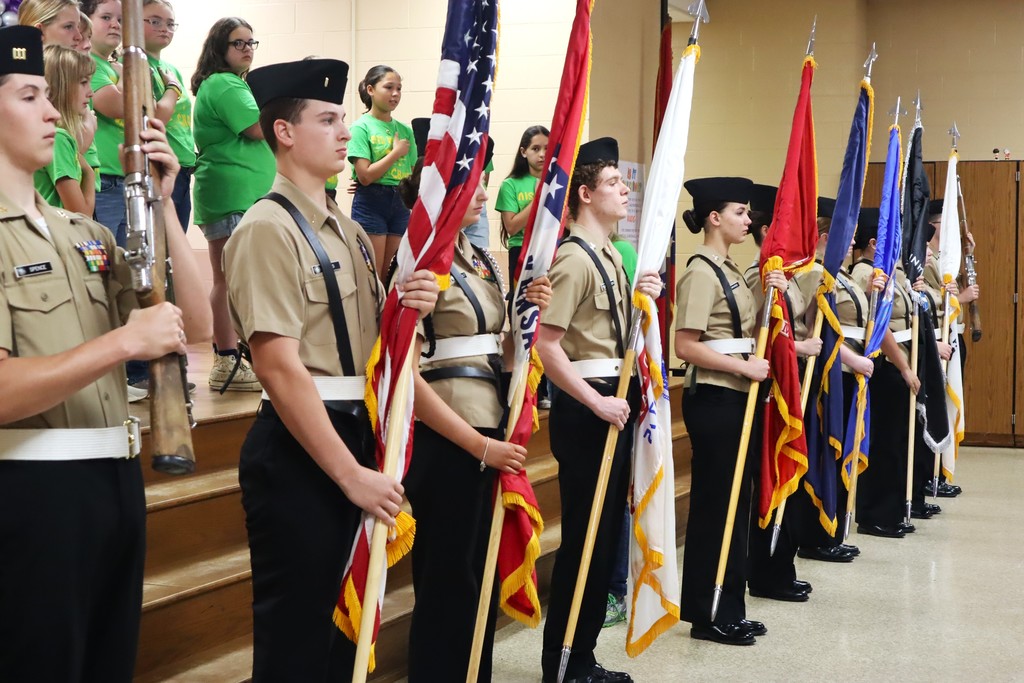 Purple Up Celebration Honors Military Families at Alma Primary School