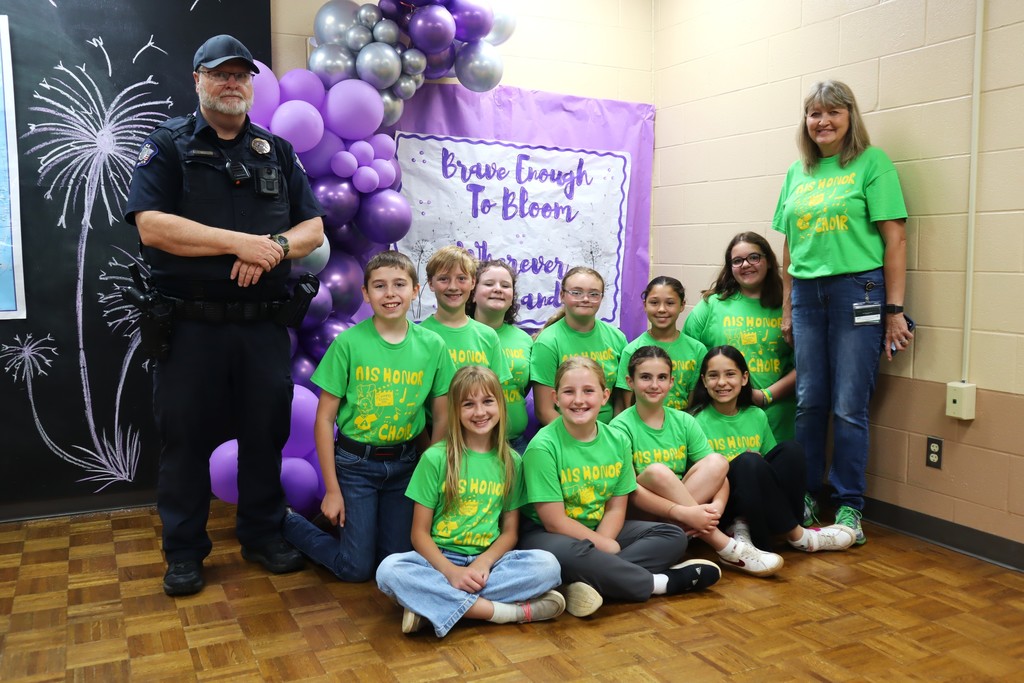 Purple Up Celebration Honors Military Families at Alma Primary School