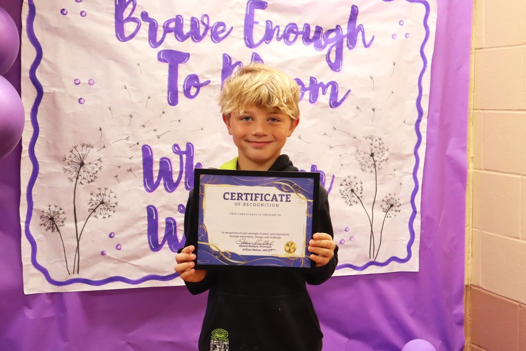 Purple Up Celebration Honors Military Families at Alma Primary School