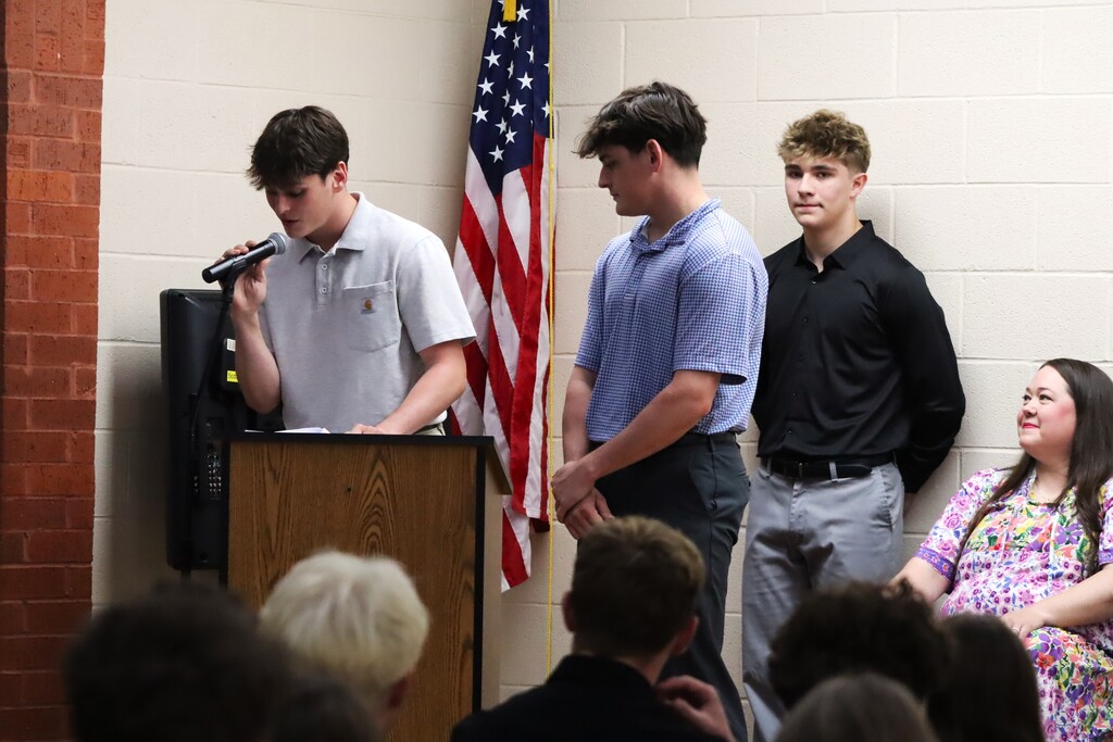 Alma High School Hosts Student Council Induction Ceremony