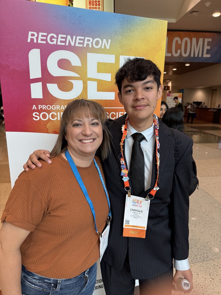 Enrique Garcia Represents Alma High School at ISEF