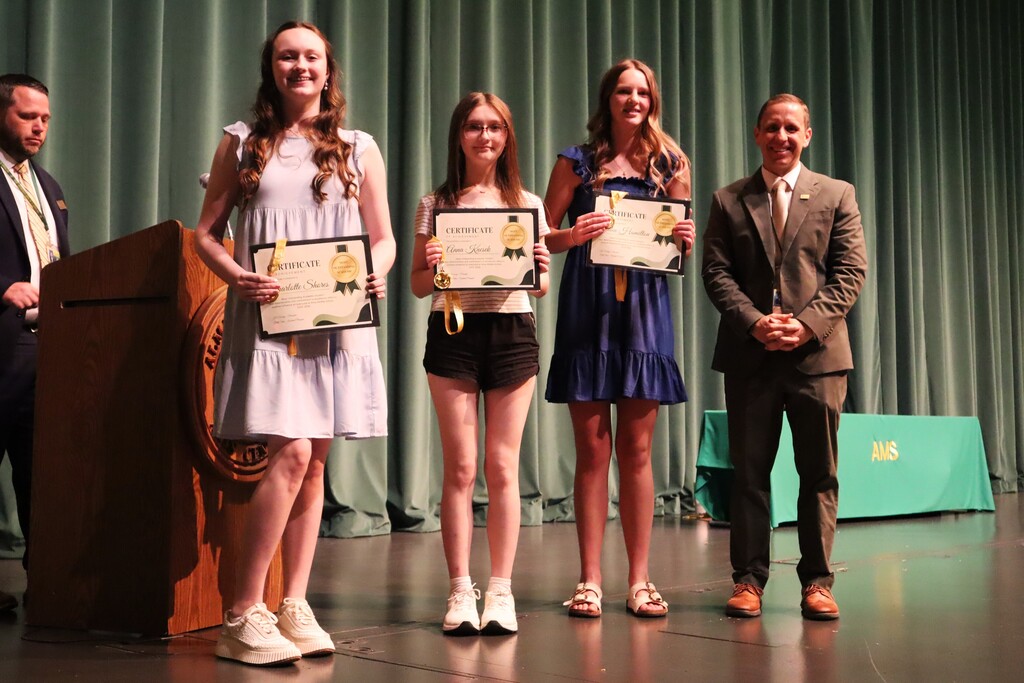 Highlights from the Alma Middle School Awards Ceremony
