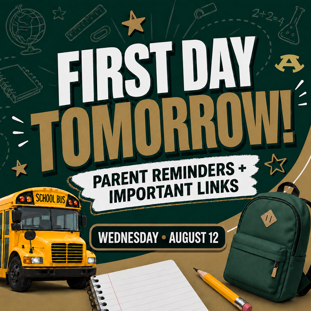First Day TOMORROW!