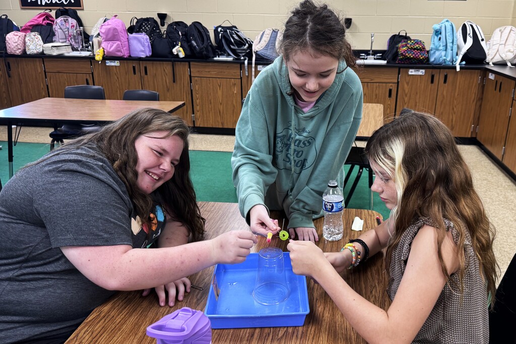 🔬🐛 Science is already in action in Mrs. Price’s class at Alma Middle School!