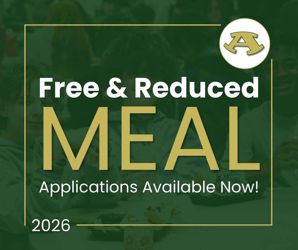 🍎 Free & Reduced Meal Applications for the 2026–2027 school year are still available!