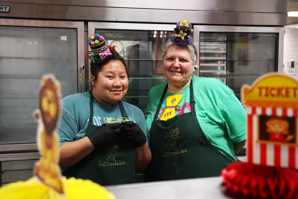 The cafeteria circus fun continues across our campuses!