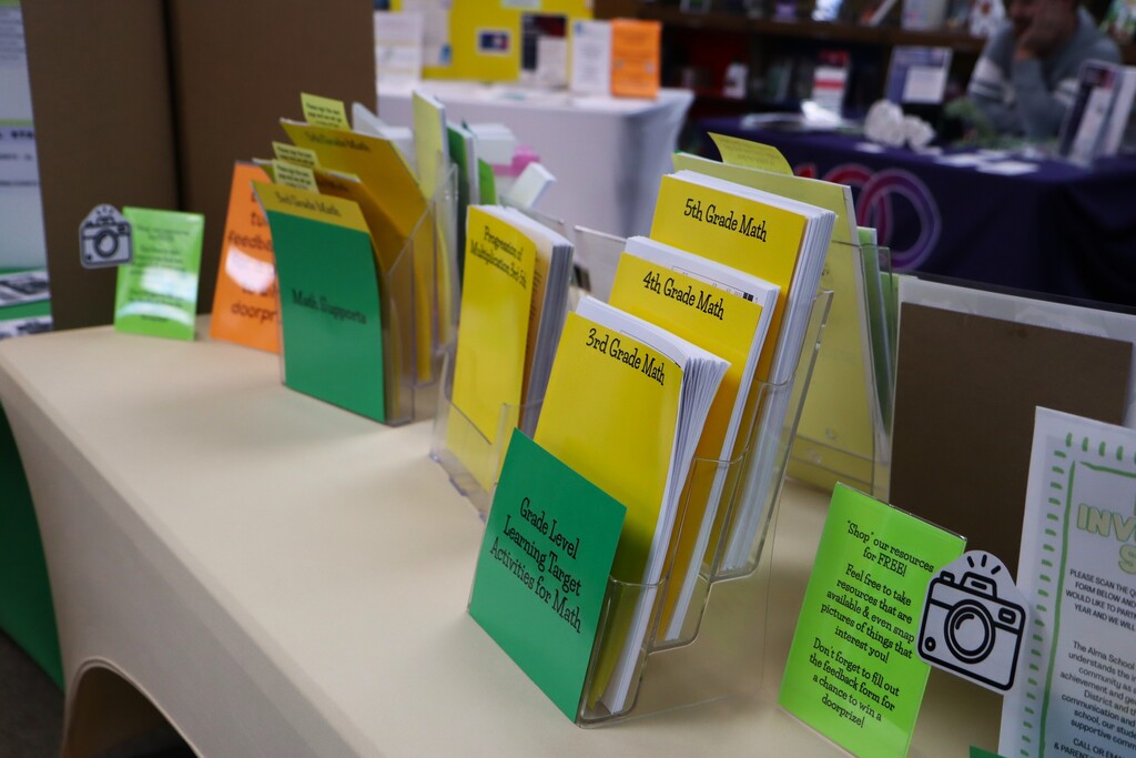 Parent Resource Center at Alma Intermediate School