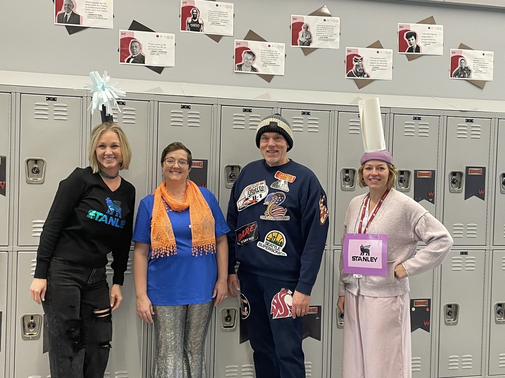 The staff are upright again!