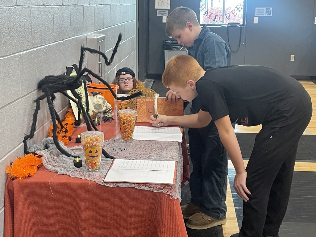 Guess The Number had three different cups of candy corn to guess.