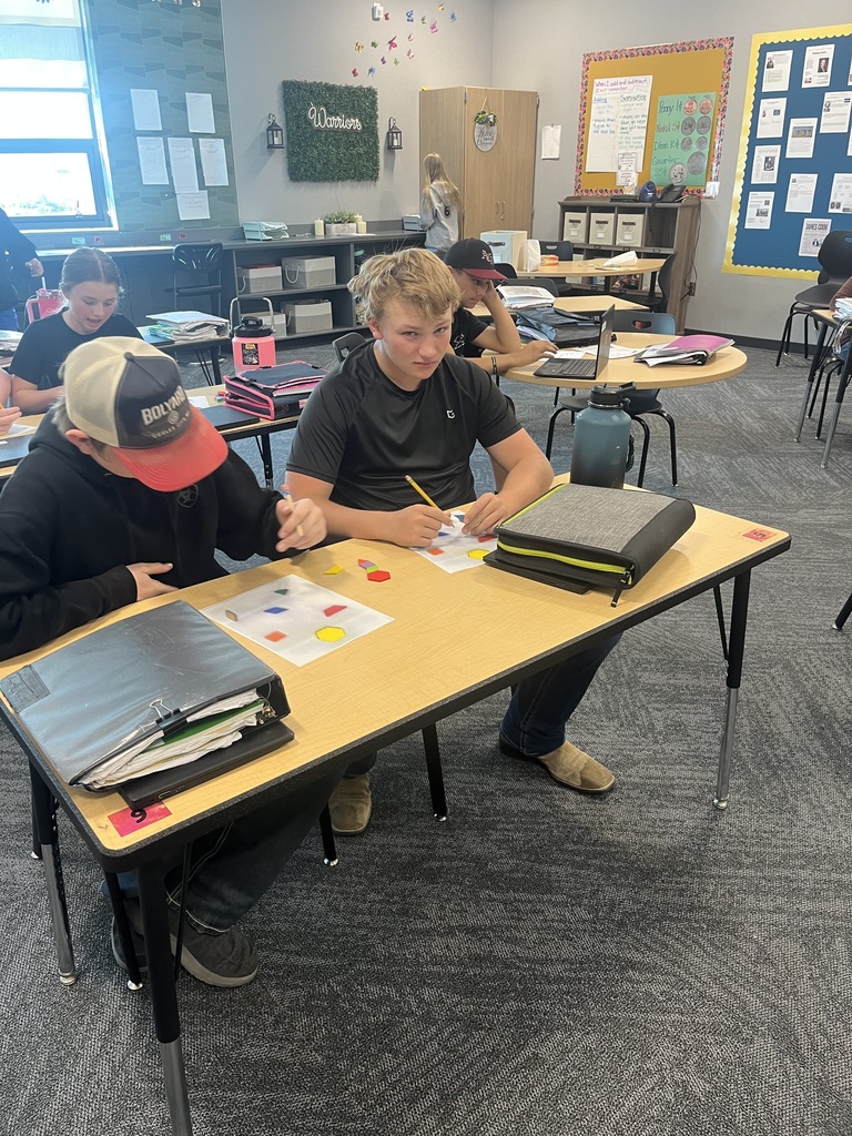 Many emotions felt in 7th grade math! 