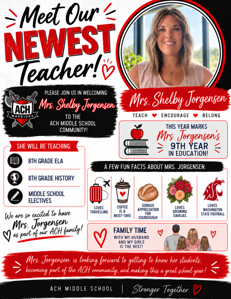New  ACH Teacher Shelby