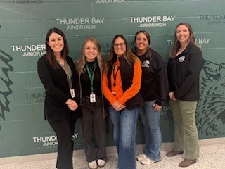 "We are in the spririt of the season at TBJH, wearing orange and black!"#beAMAzing