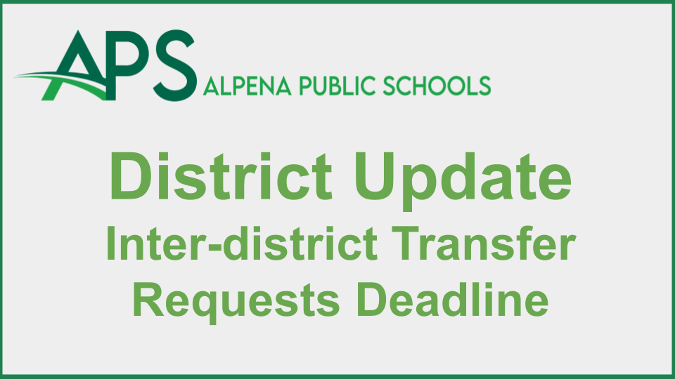 Inter District Transfer Request Deadline is 7/24/26