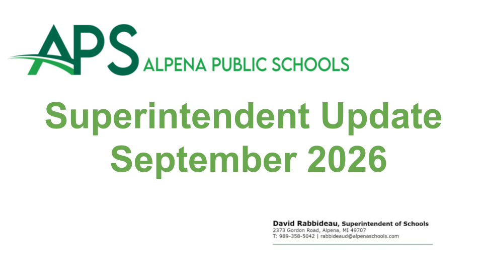 Superintendent Update September 2026