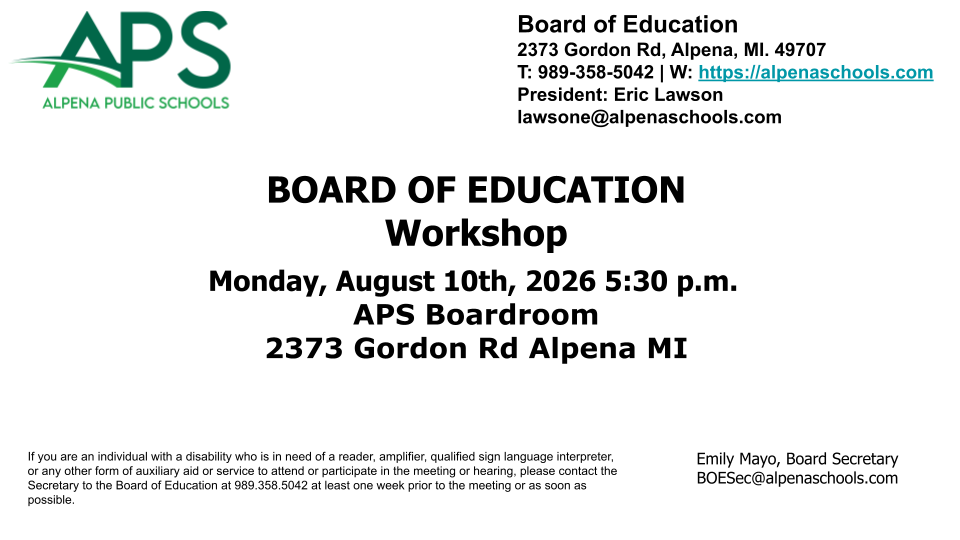APS Board Workshop August 2026