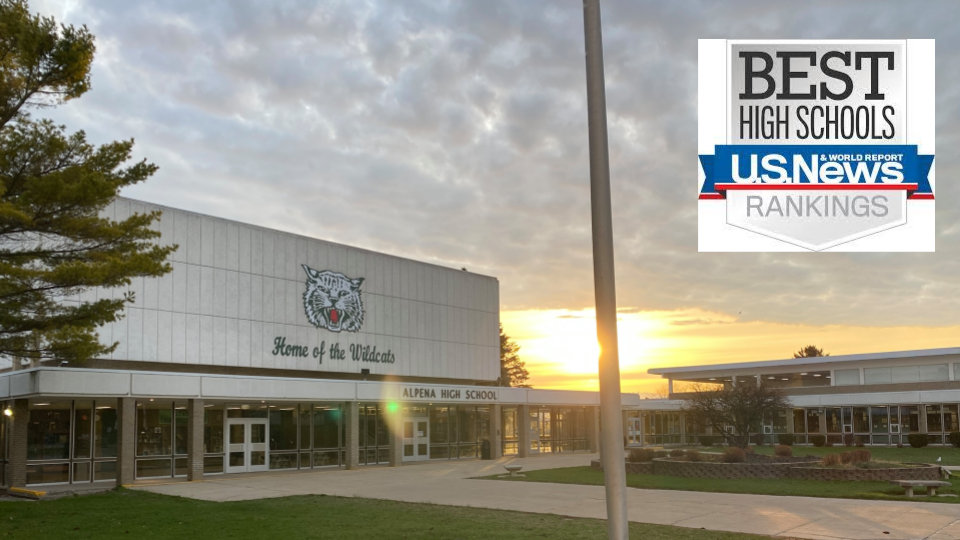 Alpena High School Earned High State and National rankings in Best High Schools list from U.S. News and World Report