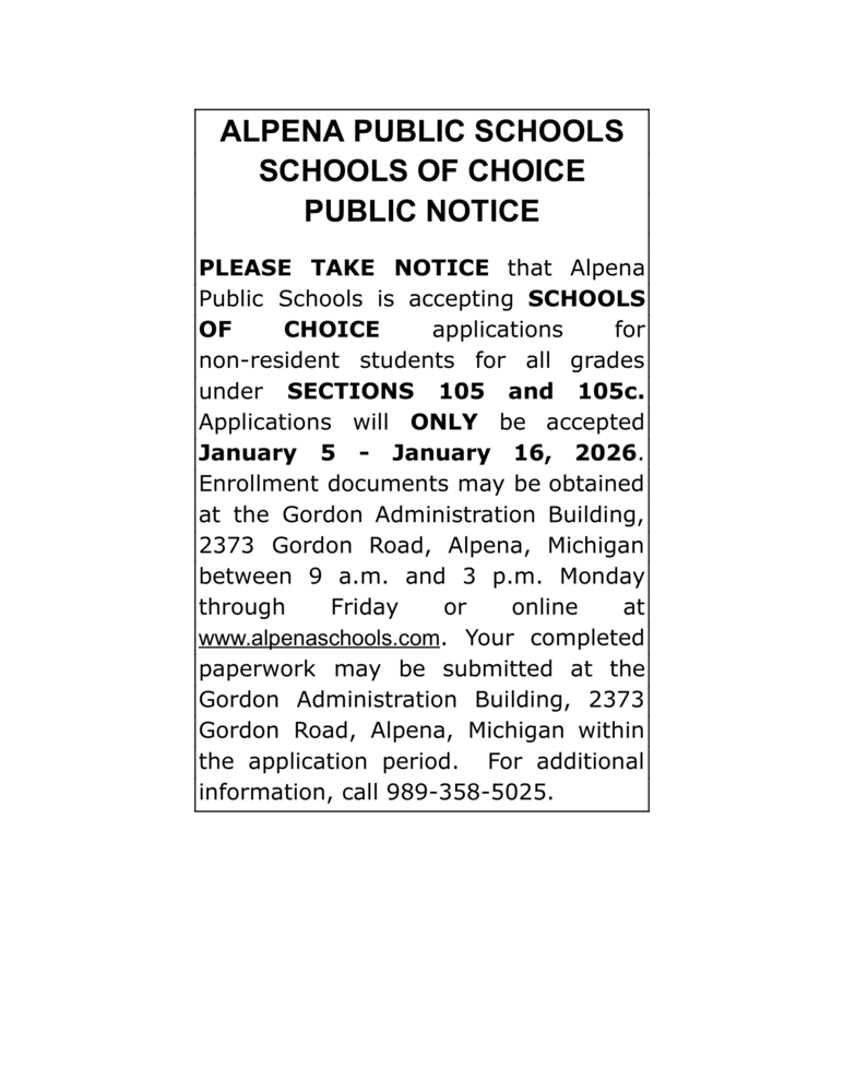 APS Schools of Choice Notification