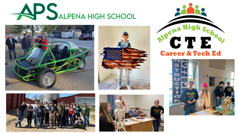 Alpena Public Schools Press Release- CTE and Industry Expo at Alpena High School  2/25/26 at 5 PM